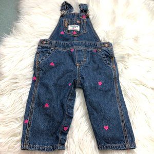 OshKosh heart overalls size 6 month✨